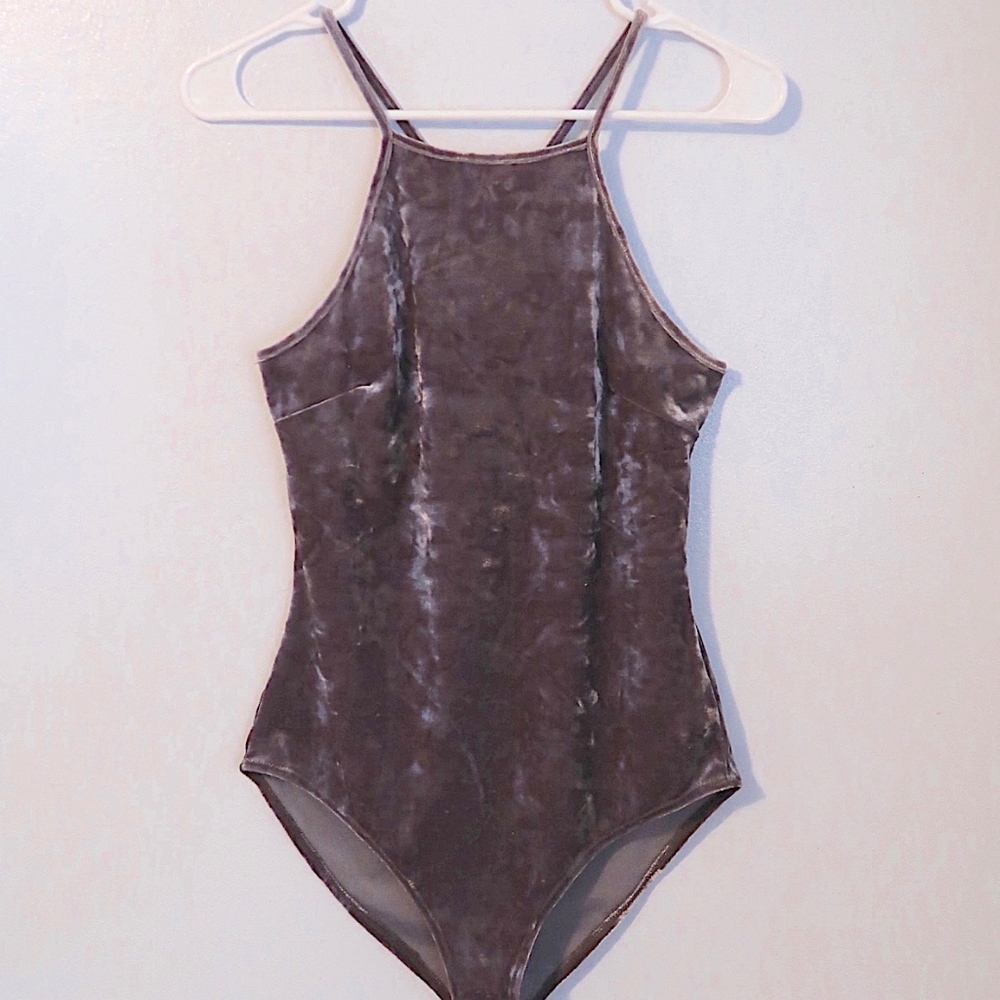 Crushed Velvet Bodysuit